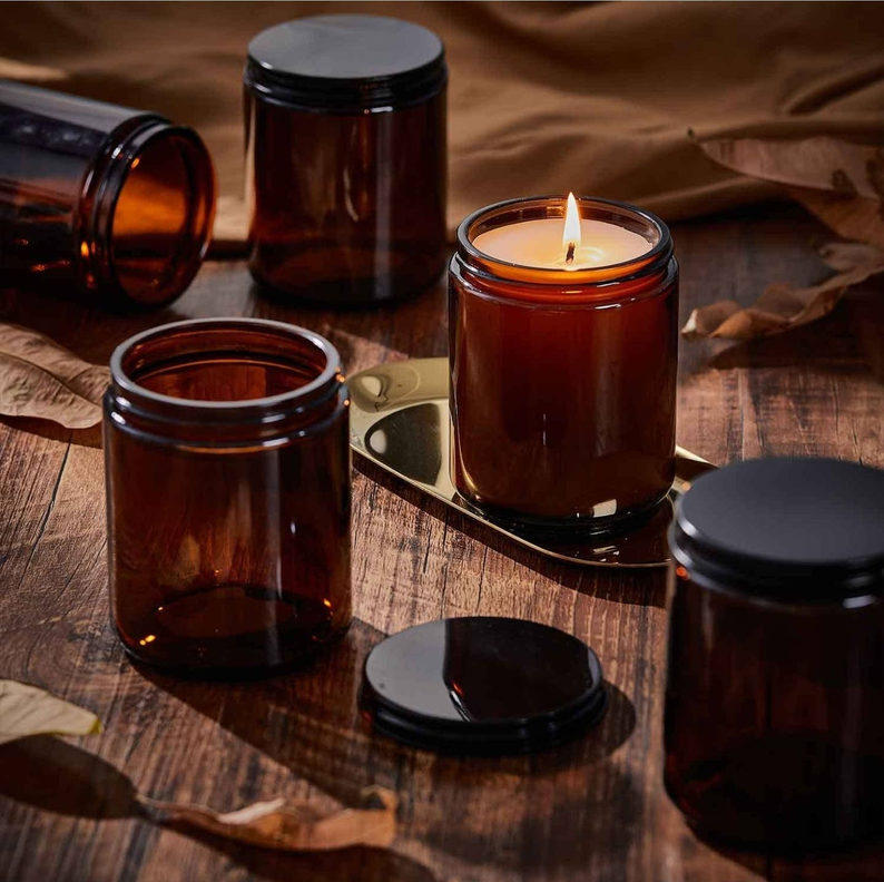 Amber Jar soy candle - ACan320