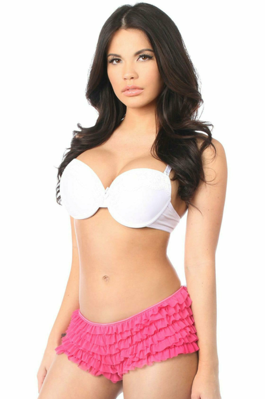 Ruffle Panty with Bow - Daisy-FBOWRP-XL