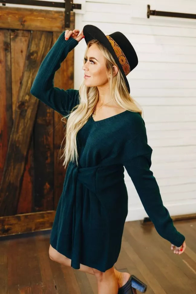 Love Lasts Tie Sweater Dress - S000742B001640P001080V010