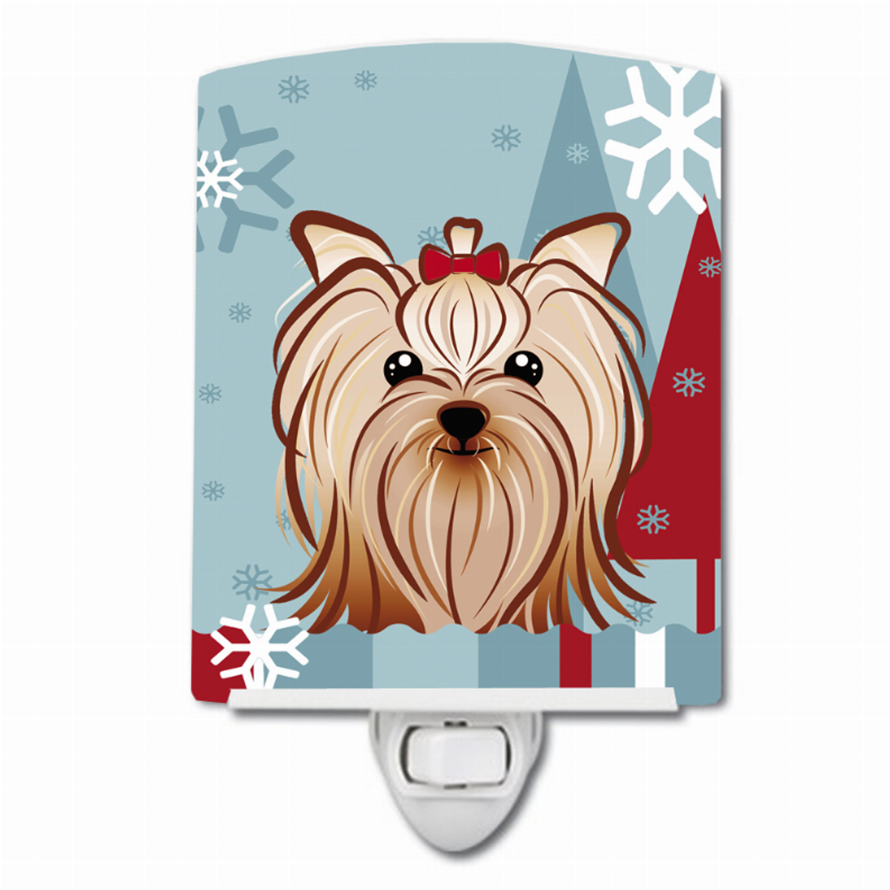 Winter Holiday Design with Dog Ceramic Night Light - S000213B001695P099093V000