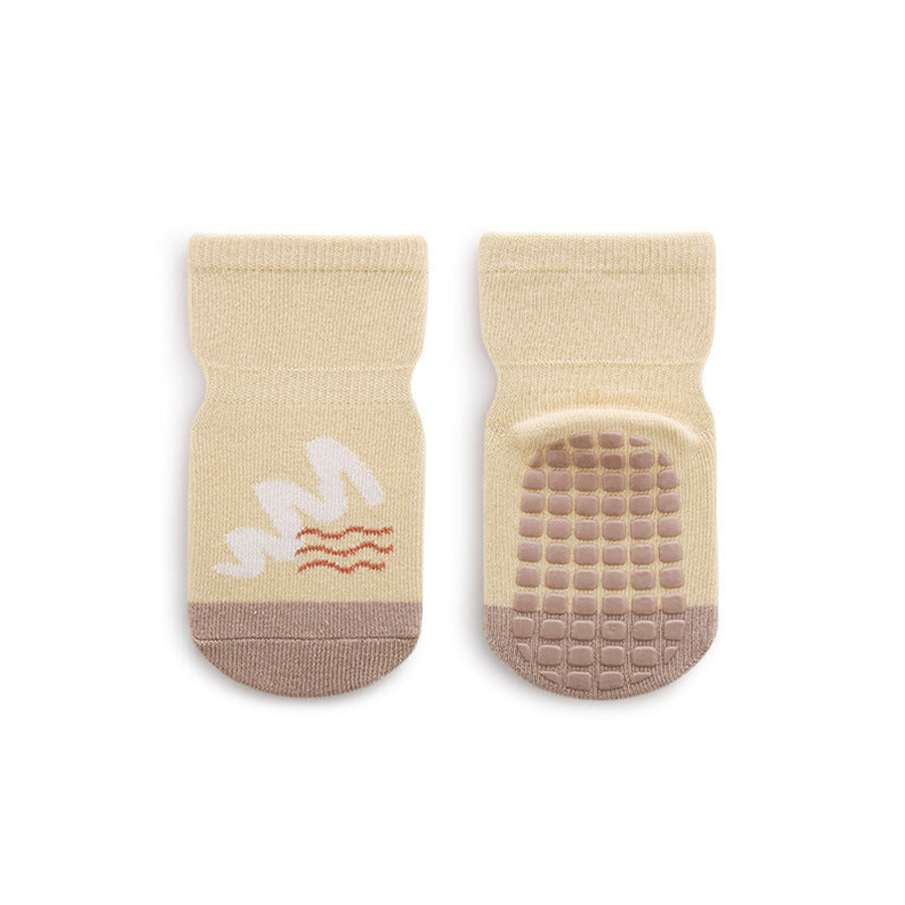 Baby Cartoon And Striped Pattern Non-Slip Design Socks - JM2212211200-600