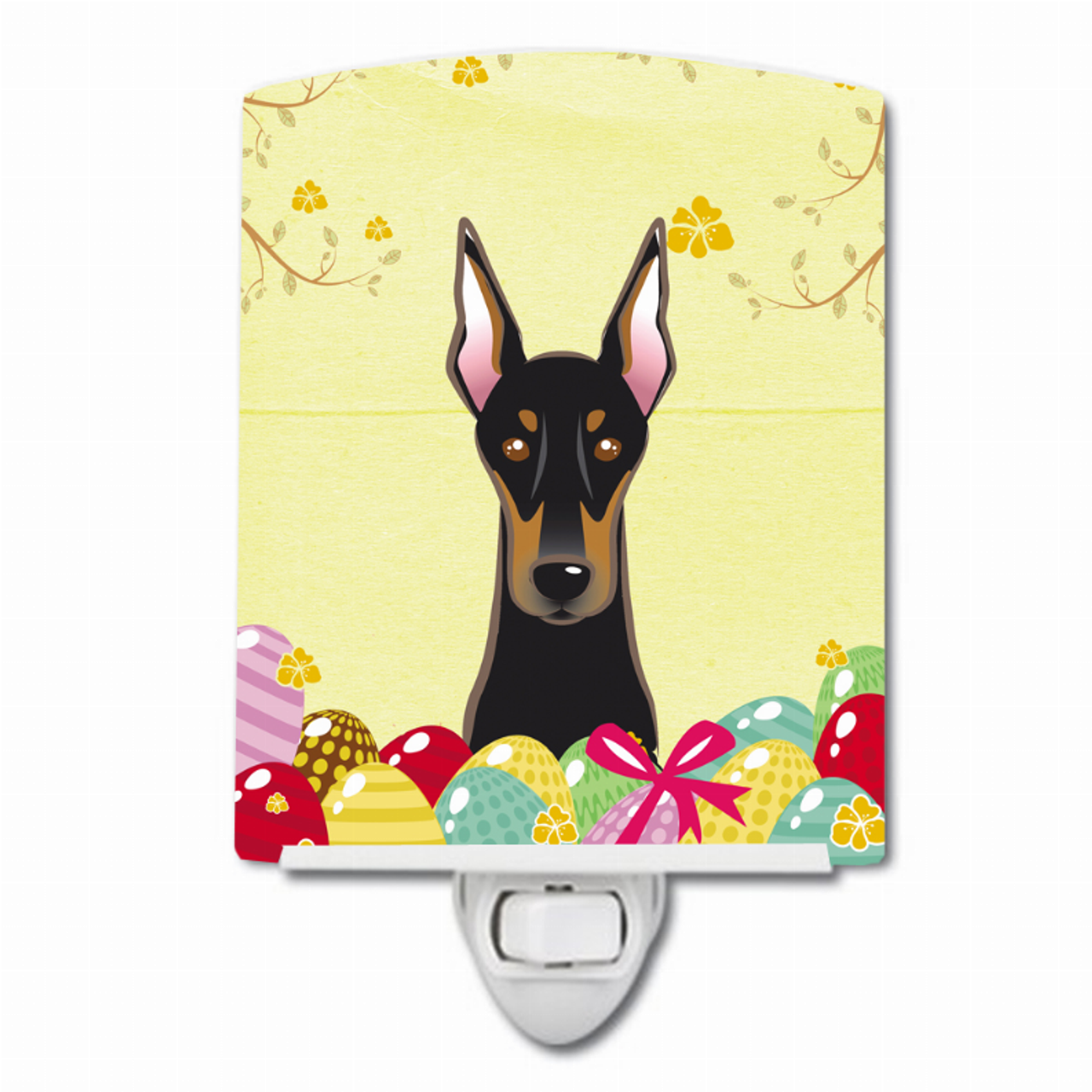 Easter Egg Hunt Design with Dog Ceramic Night Light - S000213B001695P099258V000