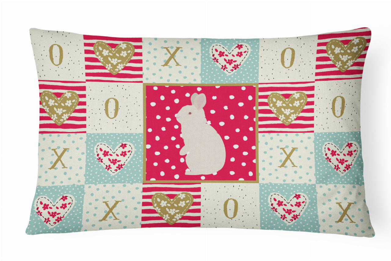 Animal Art Love Fabric Decorative Pillow - CK5392PW1216