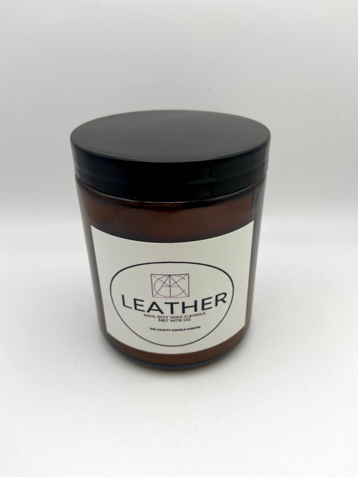 Leather Soy Candle