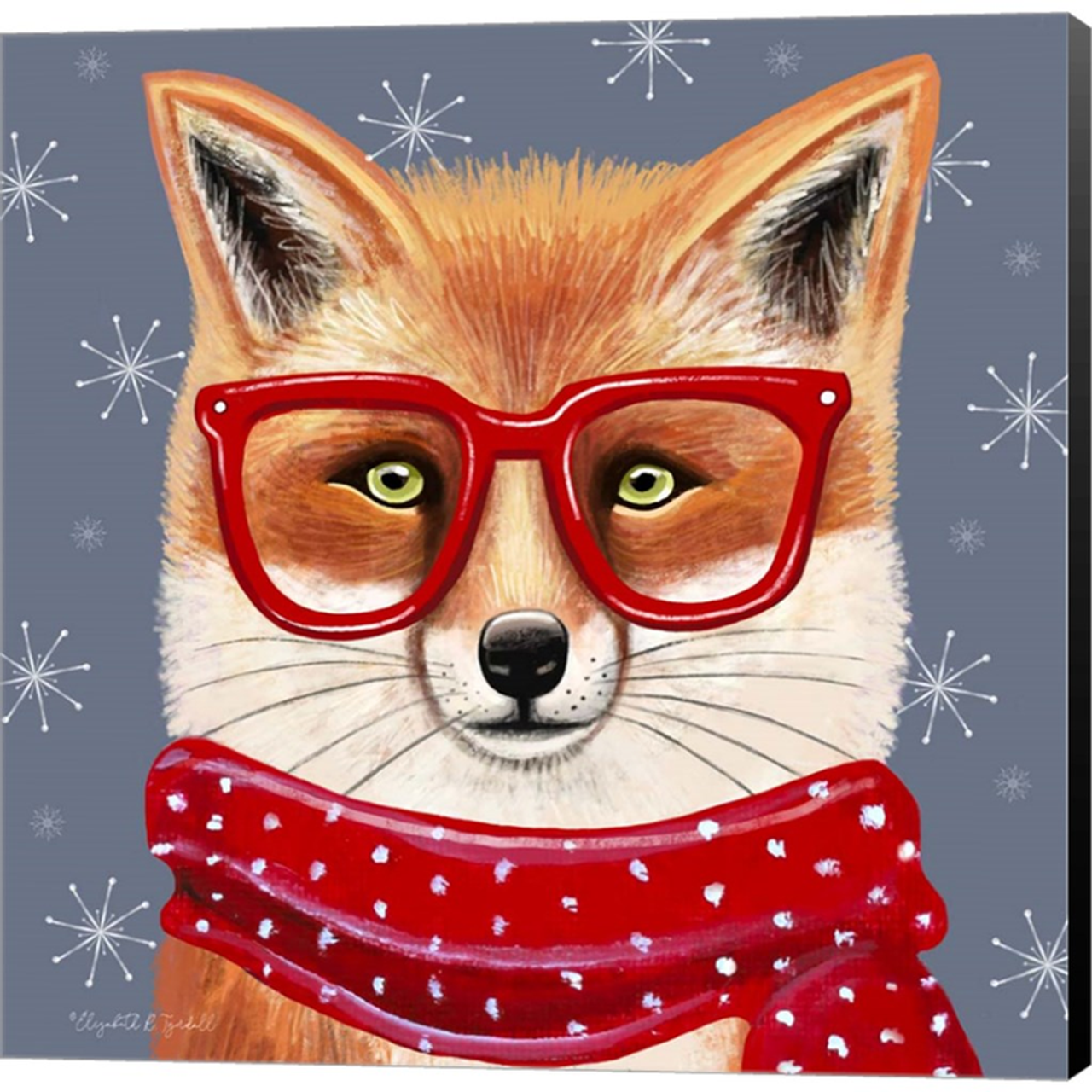 Sly Fox by Elizabeth Tyndall, Canvas Art