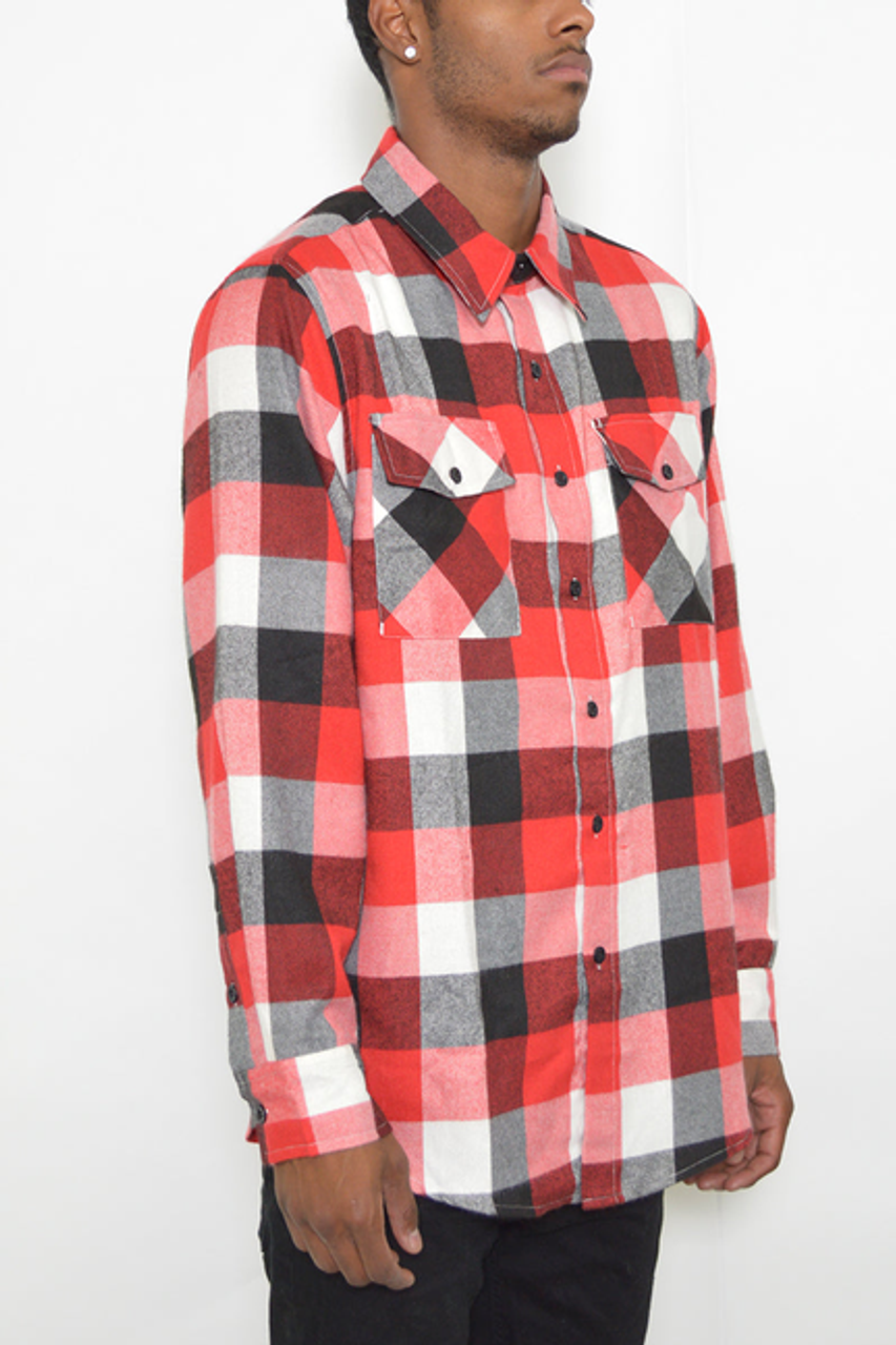 112 FLANNEL - FL112-BLUEBK-3X