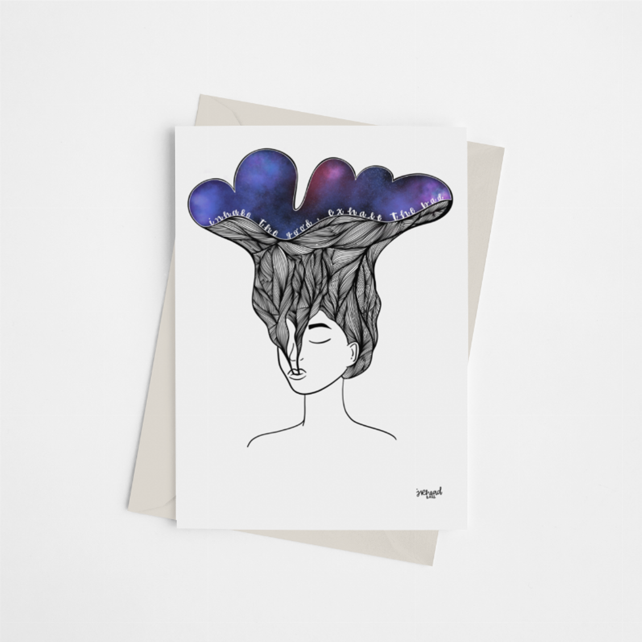 Inhale the Good - Greeting Card - 149900208 Inhale the Good - Greeting Card - 149900208