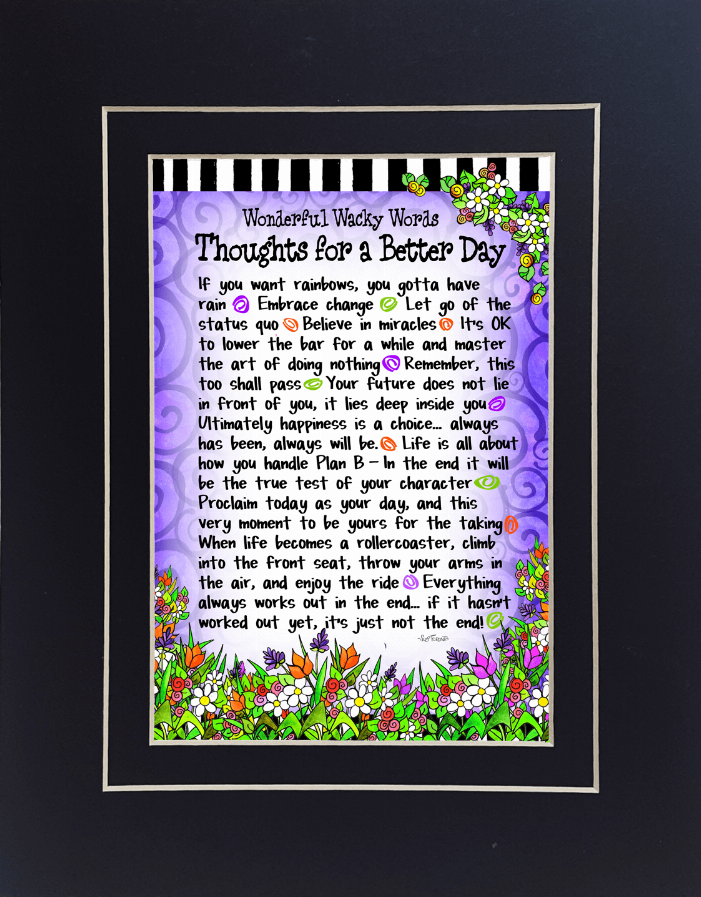 Thoughts for a Better Day