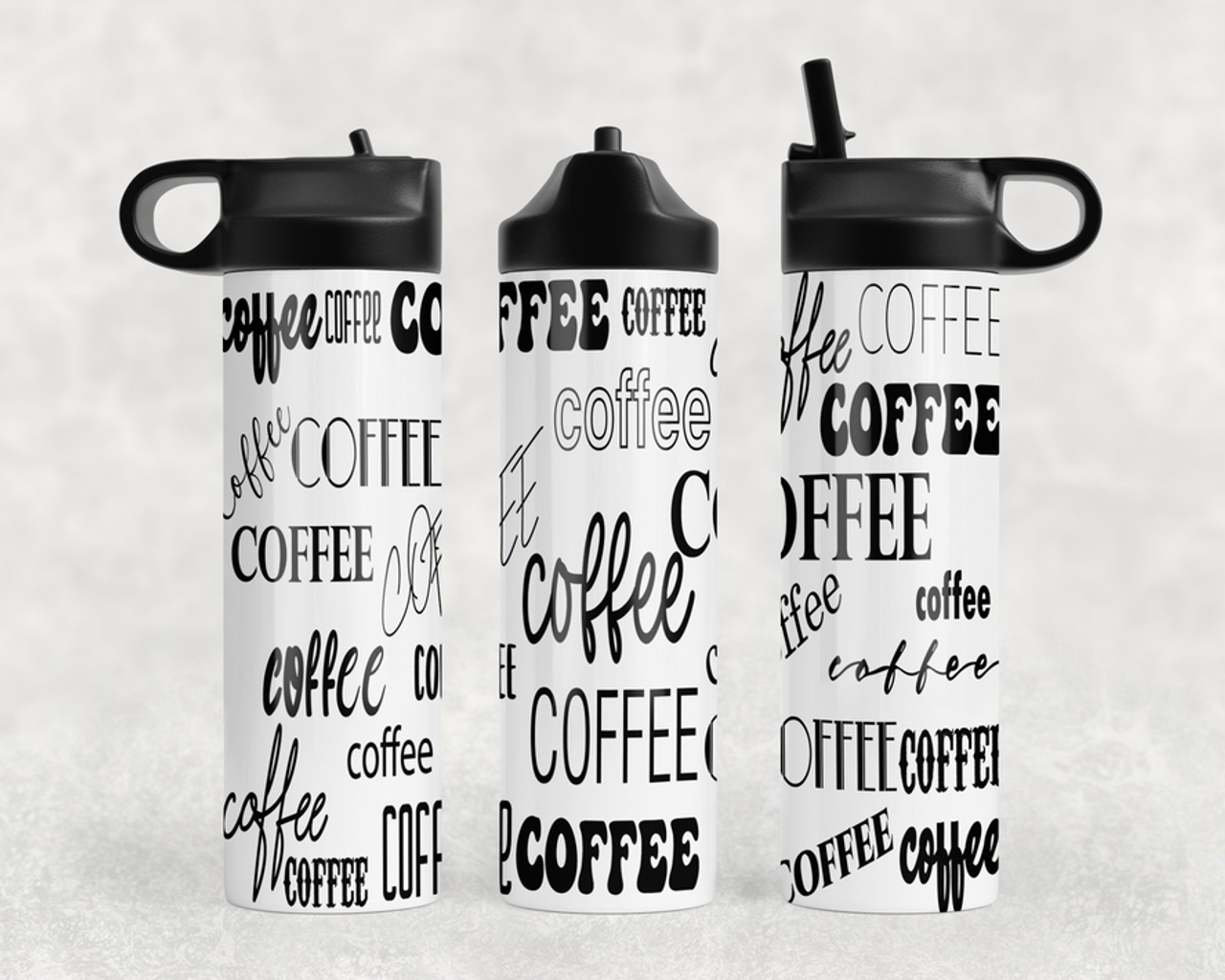 Coffee Steel Water Bottle