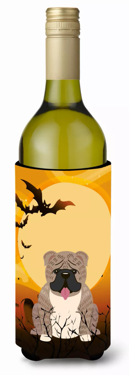 Halloween with Dog Design Wine Bottle Hugger - S000213B001695P076040V000