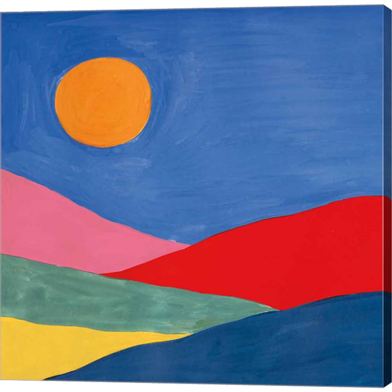 Desert Landscape I by Farida Zaman, Canvas Art - C1085124-0120000-AAAACMA