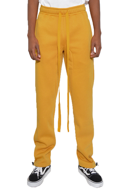 Cotton Fleece Toggle Sweats - WF104-GOLD-3XL