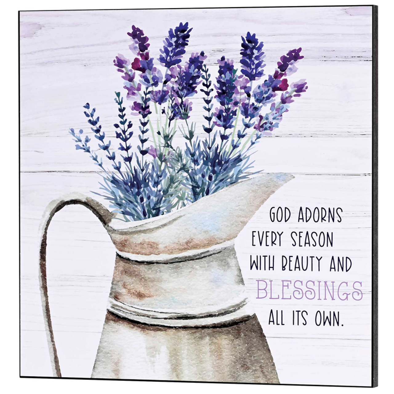 Wall Plaque Fresh Lavender God Adorns