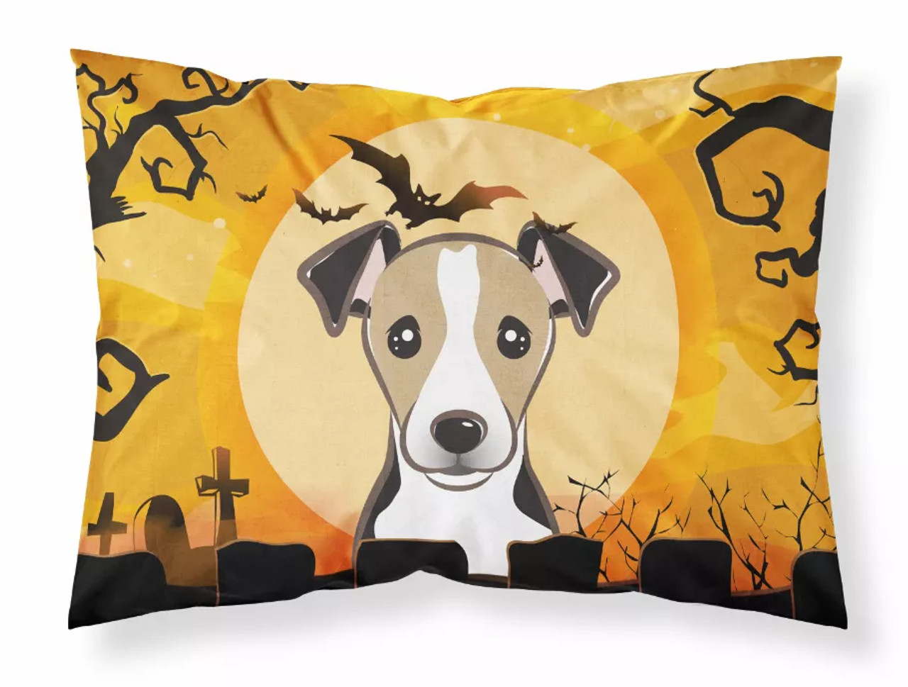 Halloween With Dog Fabric Standard Pillowcase - S000213B001695P057610V000