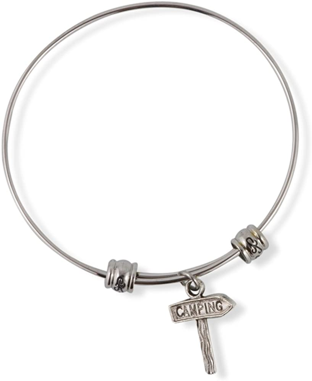 Camping Sign Fancy Bangle