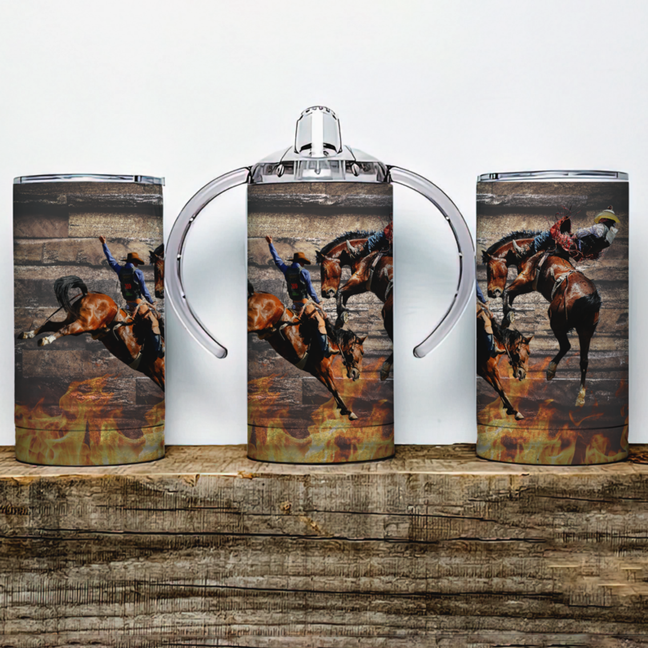 Broncs Insulated Kids Dual Lid Sippy Cup Tumbler Broncs Insulated Kids Dual Lid Sippy Cup Tumbler