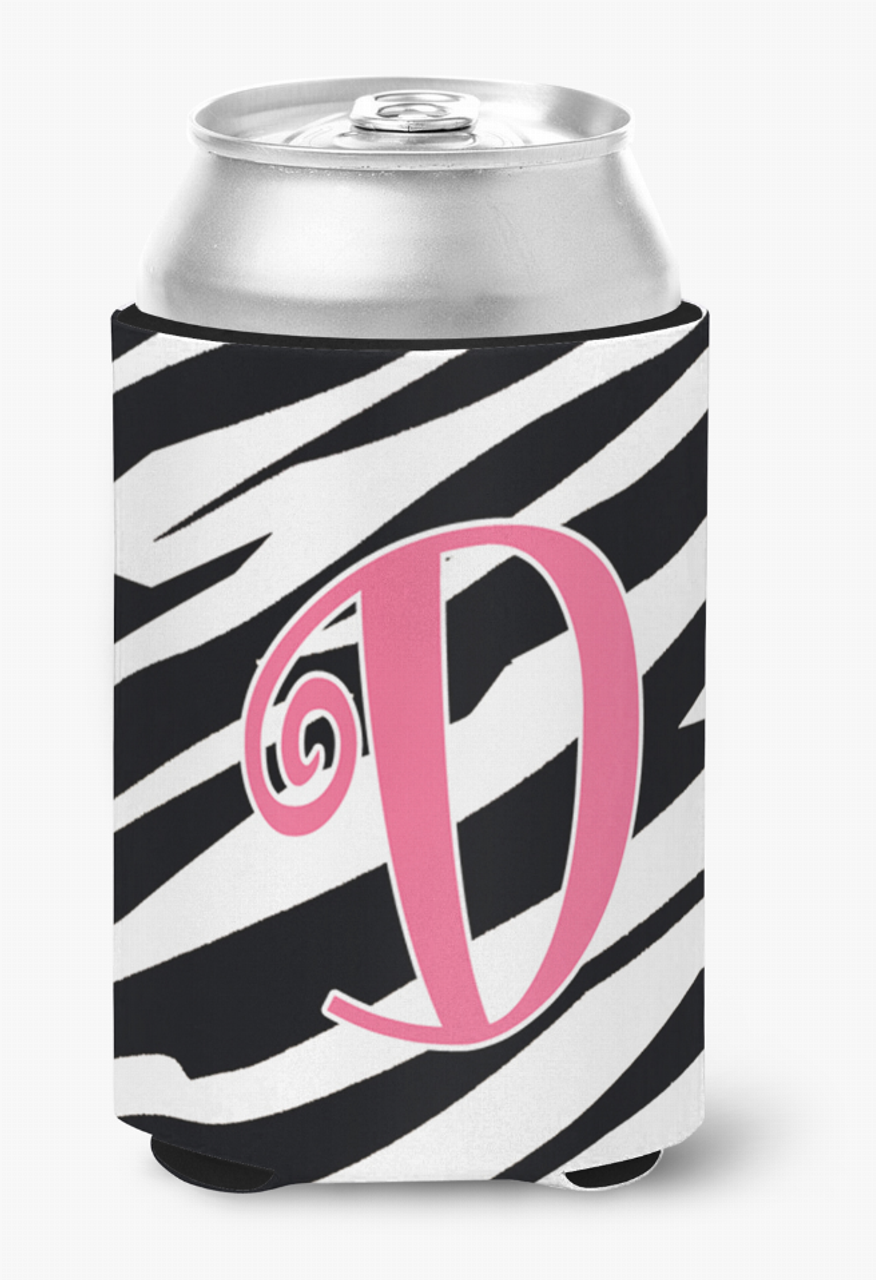 Monogram Letter Can or Bottle Hugger - CJ1037-DCC