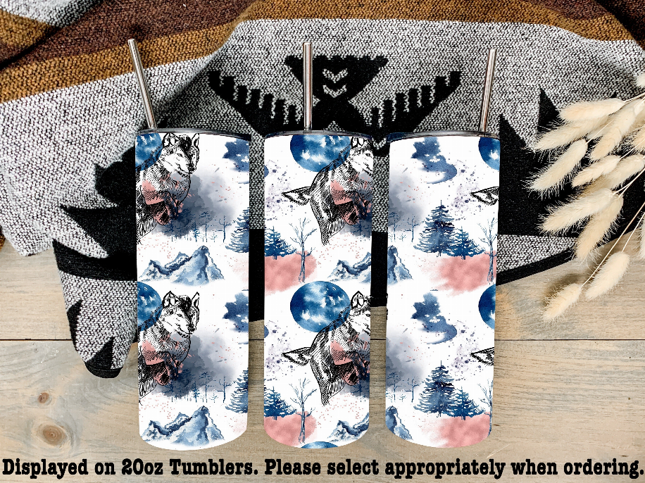 Wolves Steel Tumbler