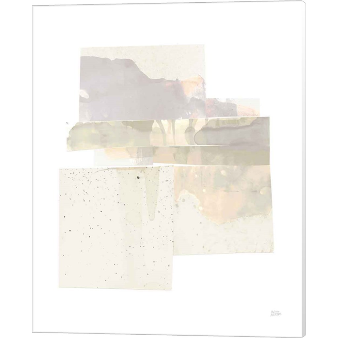 Stacks II Neutral B by Melissa Averinos, Canvas Art