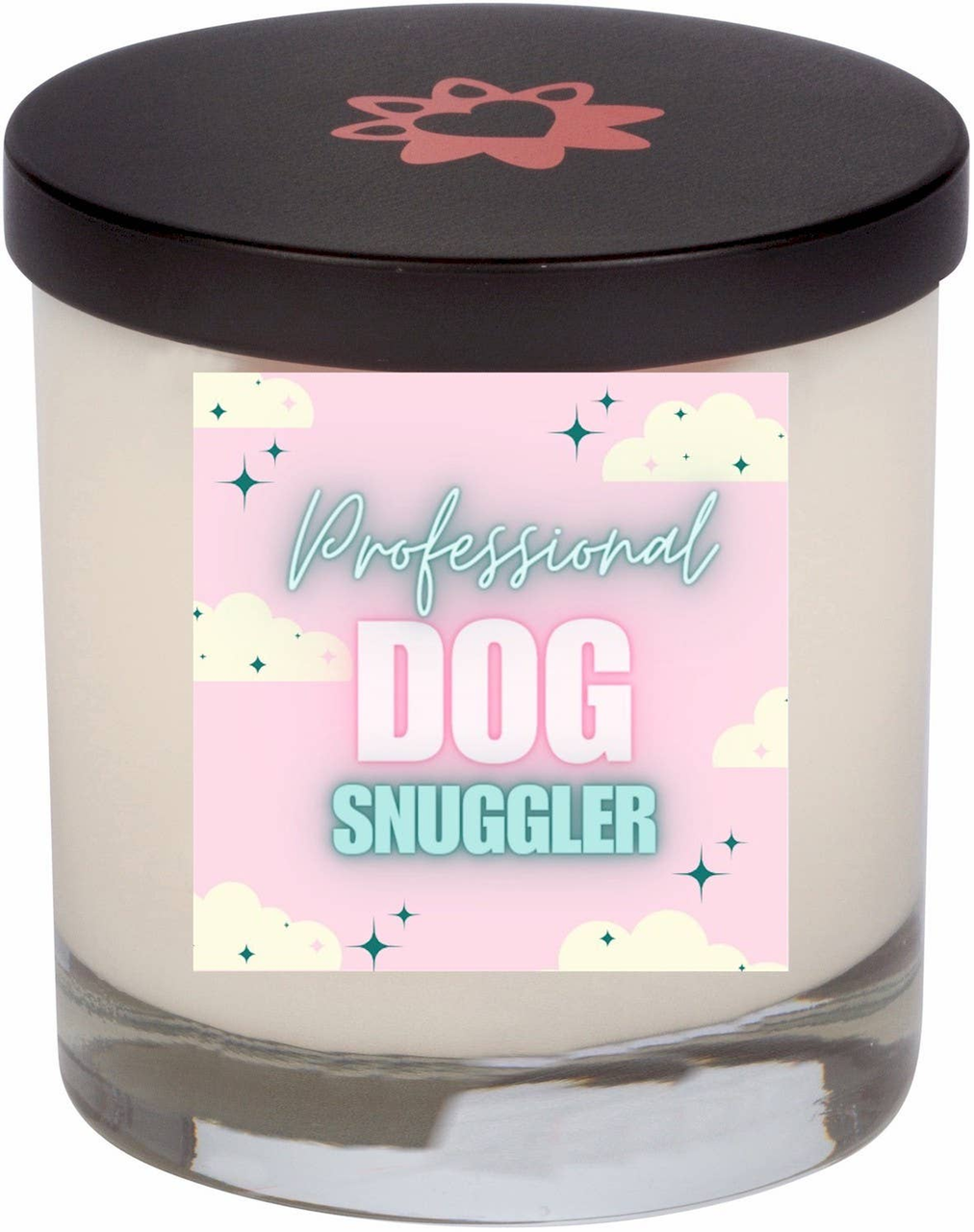 12 Oz. Candle With Lid- Professional Dog Snuggler