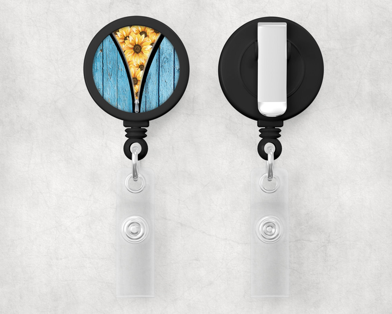 Sunflowers 1" Retractable Badge Reel