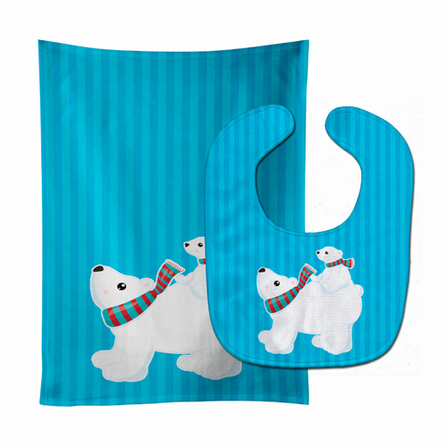 Animal Baby Bib & Burp Cloth - BB8982STBU
