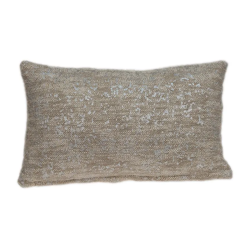 Parkland Collection Stella Transitional Silver Brown Throw Pillow
