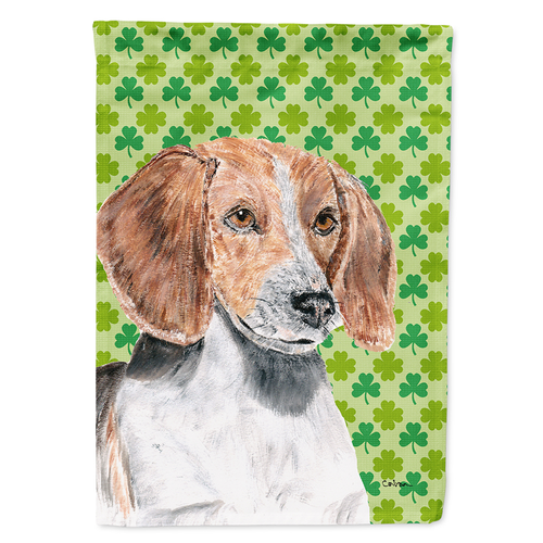Dog Lucky Shamrock St. Patrick's Day Flag Garden Size - S000213B001695P037474V000