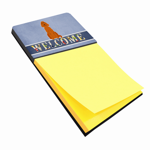 Welcome Design with Dog Sticky Note Holder - BB5645SN