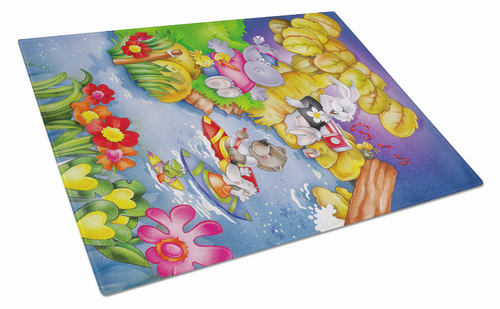 Silly Animal Glass Cutting Board Large - APH0978LCB