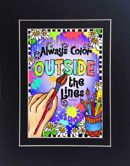 Color Outside the Lines - F546-WSBlack