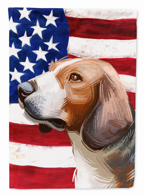 American Flag with Dog Artwork Flag Garden Size - CK6700GF