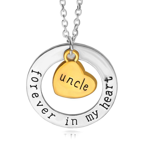Beautiful message Forever in my Heart alloy chain Heart Necklace - FIMHNKUNC Beautiful message Forever in my Heart alloy chain Heart Necklace - FIMHNKUNC
