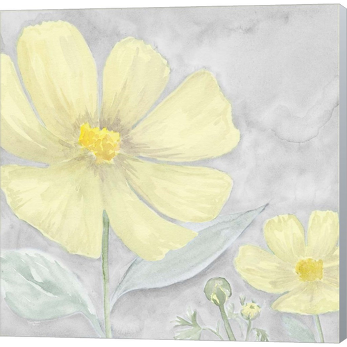 Peaceful Repose Gray & Yellow III by Tara Reed, Canvas Art