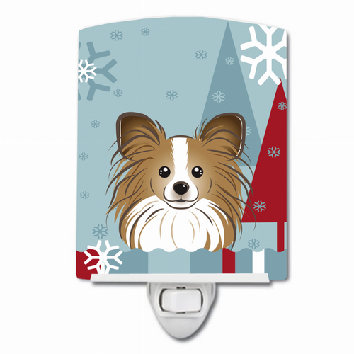 Winter Holiday Design with Dog Ceramic Night Light - S000213B001695P099137V000
