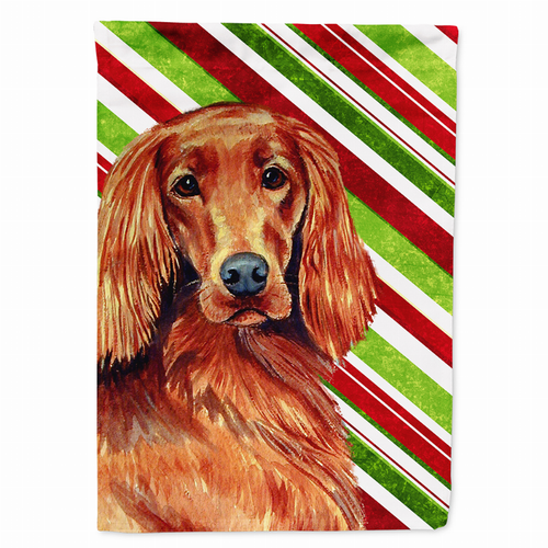 Candy Cane Holiday Christmas Dog Flag Garden Size - LH9254GF