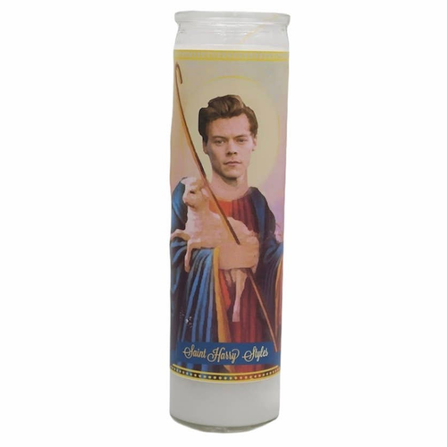 Harry Styles Devotional Prayer Saint Candle (Version 1)