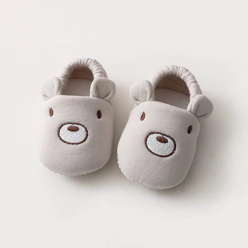 Baby Cartoon Animal Embroidered Graphic Cotton Filling Design Warm Toddle Shoes - JM2205161619-1021