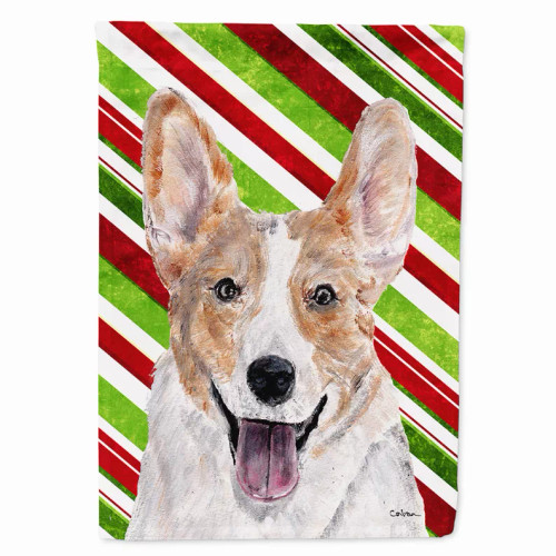 Candy Cane Holiday Christmas Dog Flag Garden Size - S000213B001695P038697V000