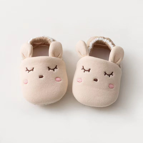 Baby Cartoon Animal Embroidered Graphic Cotton Filling Design Warm Toddle Shoes - JM2205161619-1019