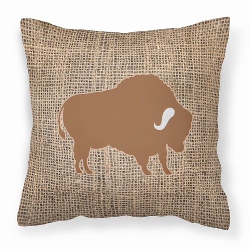 Animals Burlap Fabric Decorative Pillow - BB1127-BL-BN-PW1818