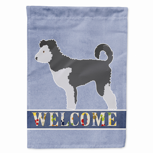 Dog Welcome Flag Garden Size - S000213B001695P097503V000