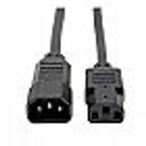 Tripp Lite, Power Cord Adapter, 10A, 18AWG, 100V- 250V, IEC-320-C14 to IEC-320-C13, 3FT