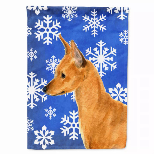 Winter Snowflakes Holiday Dog Flag Garden Size - S000213B001695P120773V000