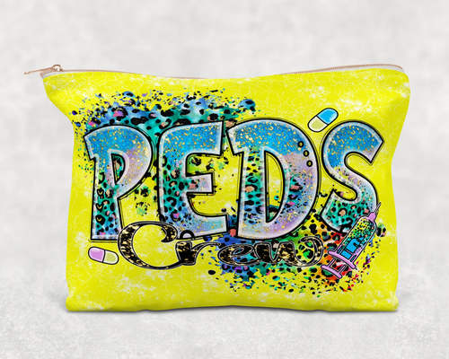 PEDS crew  Printed Canvas Zipper Bag
