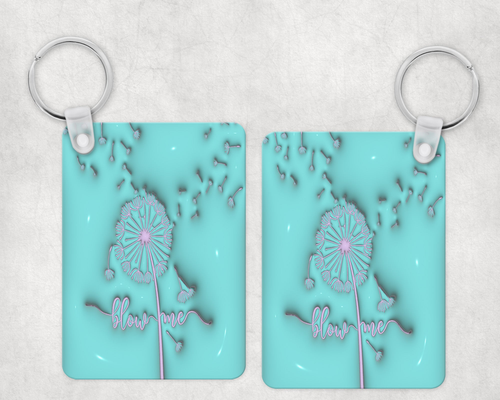 Dandelion Blow Me Keychain