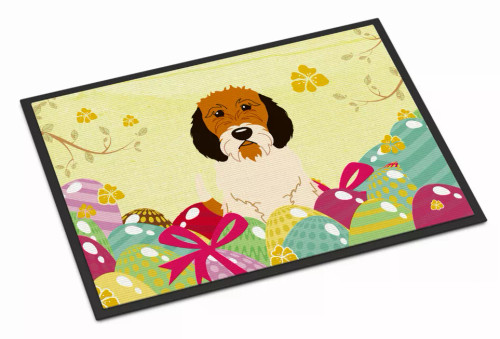 Easter Eggs Dog Art Indoor or Outdoor Mat - S000213B001695P083759V030