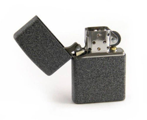 Zippo Iron Stone Lighter Gray Windproof
