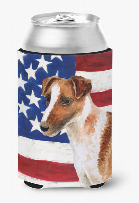 Patriotic With Dog Can or Bottle Hugger - S000213B001695P112726V000