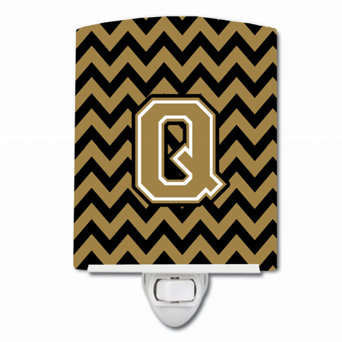 Letter Chevron Ceramic Night Light - CJ1050-QCNL